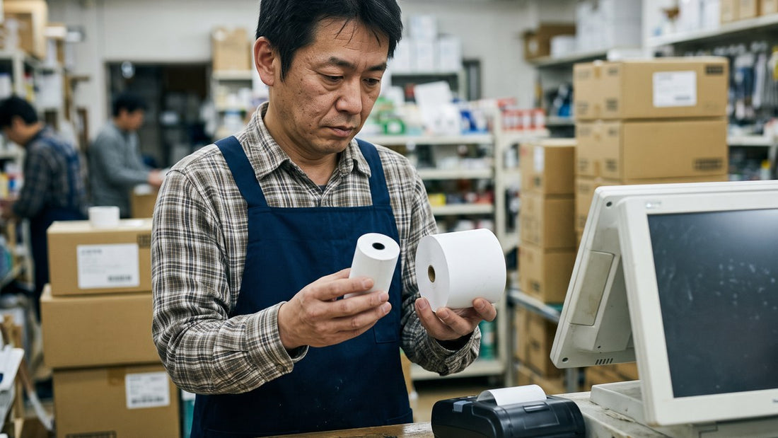感熱ロール紙 58mmと80mmの違い｜レジ・モバイルプリンター別の選び方