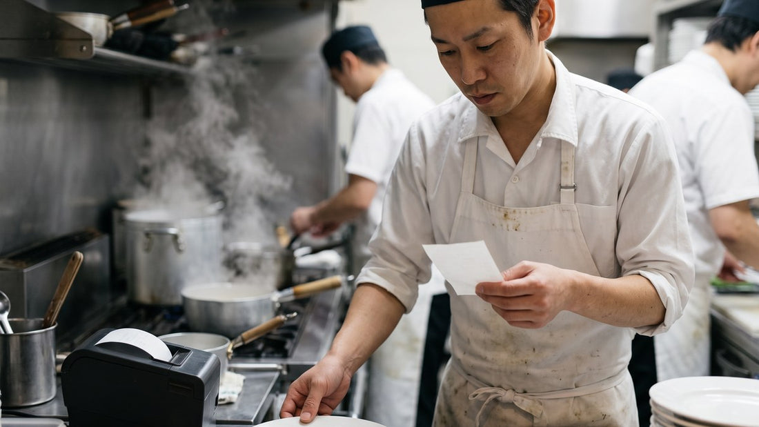キッチンプリンターの感熱紙はどう選ぶ？油・水・熱に強い紙の話